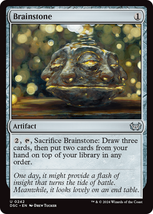 Brainstone (DSC-242) [Duskmourn: House of Horror Commander] MTG Single Wizards of the Coast
