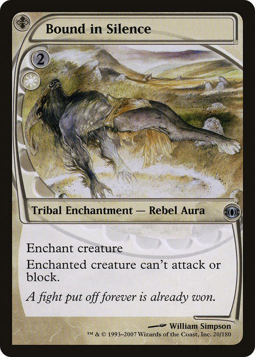 Bound in Silence (FUT-020) [Future Sight] MTG Single Wizards of the Coast
