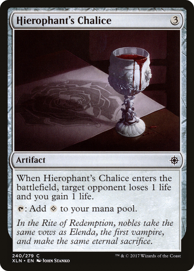 Hierophant's Chalice (XLN-240) [Ixalan] Foil MTG Single Wizards of the Coast
