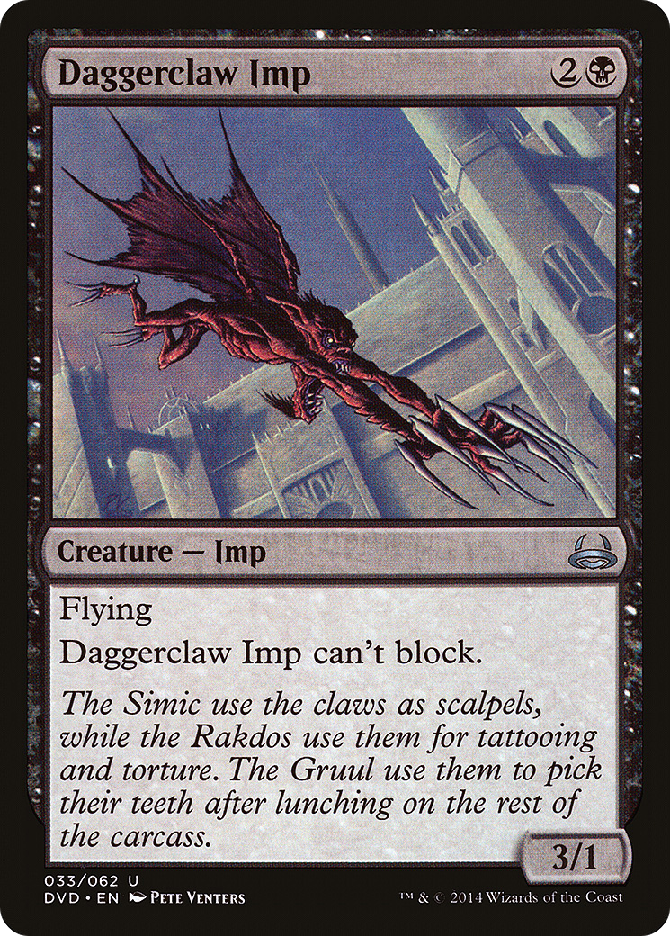 Daggerclaw Imp (DD3-033) [Misc] Duel Decks Anthology: Divine vs. Demonic MTG Single Wizards of the Coast