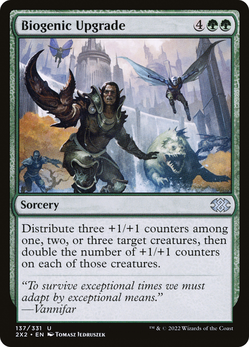 Biogenic Upgrade (2X2-137) [Double Masters 2022] MTG Single Wizards of the Coast