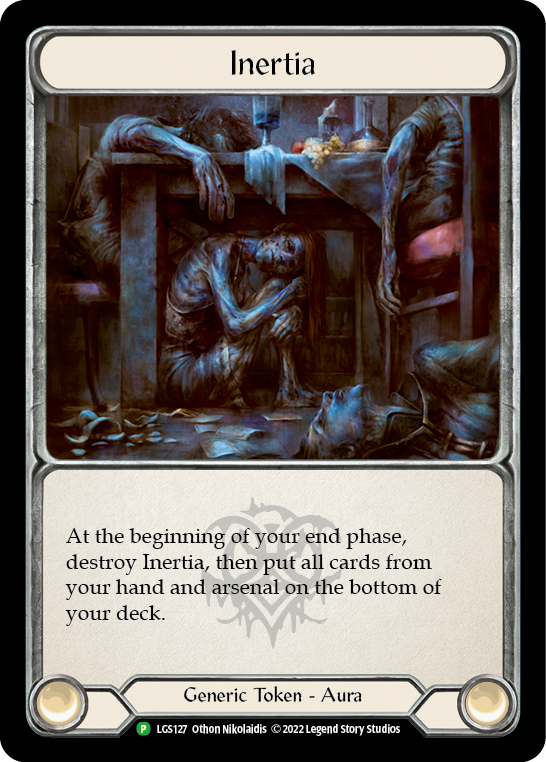 Inertia // Ponder [LGS127 // LGS128] (Promo)  Cold Foil Flesh And Blood Single Flesh And Blood   