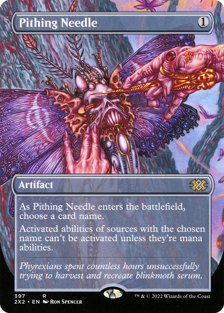 Pithing Needle (2X2-397) [Double Masters 2022] (Borderless) MTG Single Wizards of the Coast