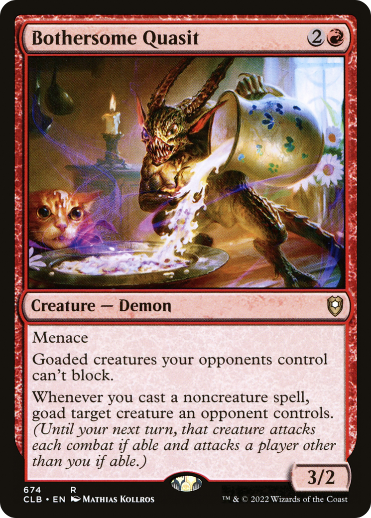 Bothersome Quasit (CLB-674) [Commander Legends: Battle for Baldur's Gate] MTG Single Wizards of the Coast