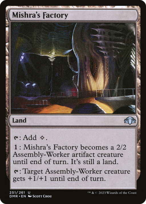 Mishra's Factory (DMR-251) [Dominaria Remastered] Foil MTG Single Wizards of the Coast