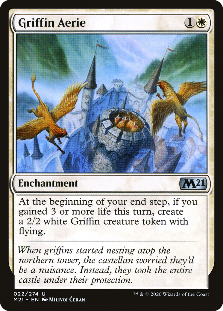 Griffin Aerie (M21-022) [Core Set 2021] MTG Single Wizards of the Coast