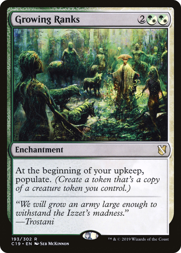 Growing Ranks (C19-193) [Commander 2019] MTG Single Wizards of the Coast