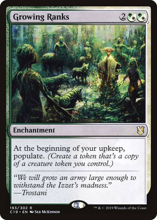 Growing Ranks (C19-193) [Commander 2019] MTG Single Wizards of the Coast
