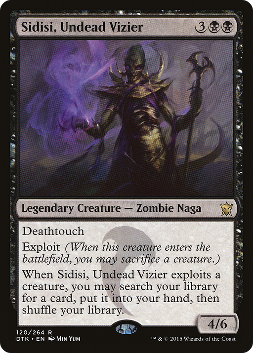 Sidisi, Undead Vizier (DTK-120) [Dragons of Tarkir] Foil MTG Single Wizards of the Coast