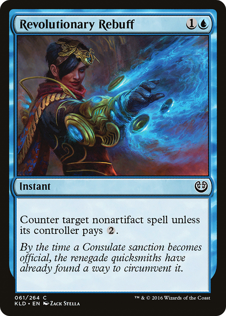 Revolutionary Rebuff (KLD-061) [Kaladesh] MTG Single Wizards of the Coast