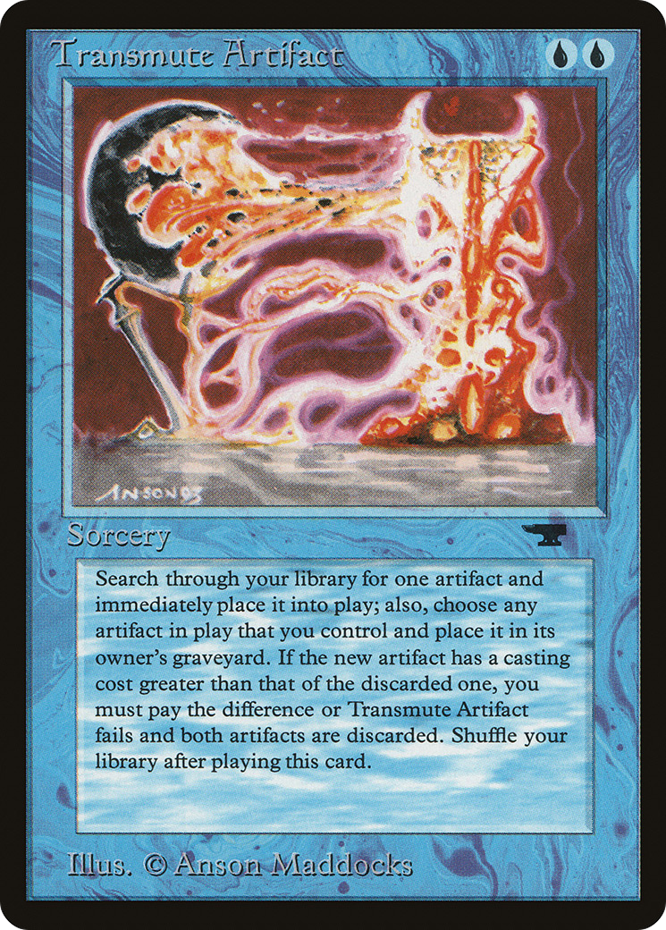 Transmute Artifact (ATQ-014) [Oldschool] Antiquities MTG Single Wizards of the Coast