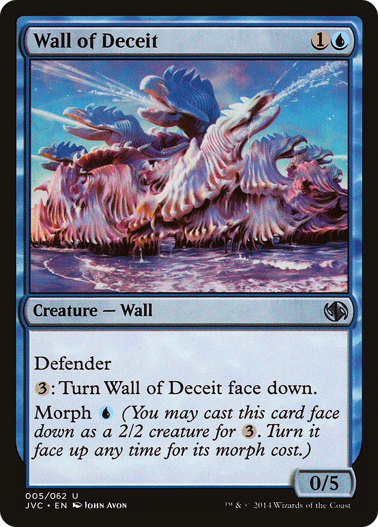 Wall of Deceit (DD3-) [Misc] Duel Decks Anthology: Jace vs. Chandra MTG Single Wizards of the Coast