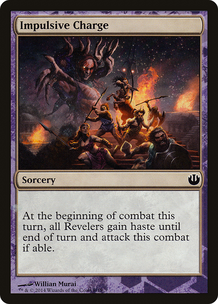 Impulsive Charge (HERO-) [Misc] Defeat a God MTG Single Wizards of the Coast
