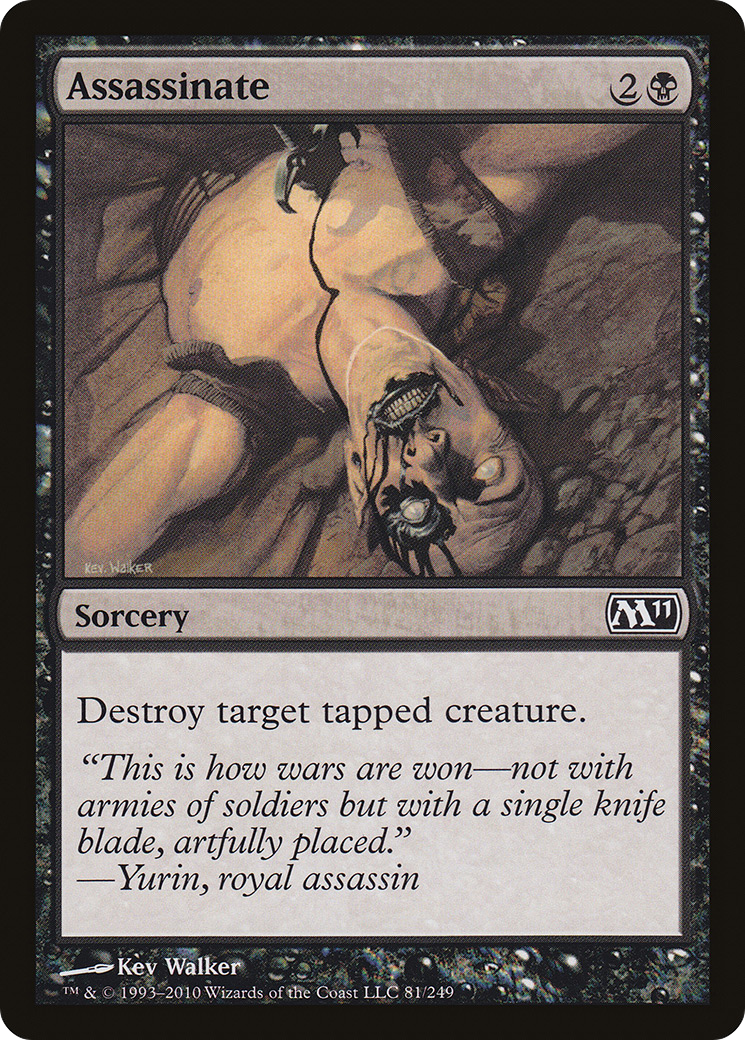 Assassinate (M11-081) [Magic 2011] Foil MTG Single Wizards of the Coast