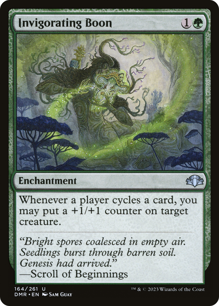 Invigorating Boon (DMR-164) [Dominaria Remastered] Foil MTG Single Wizards of the Coast