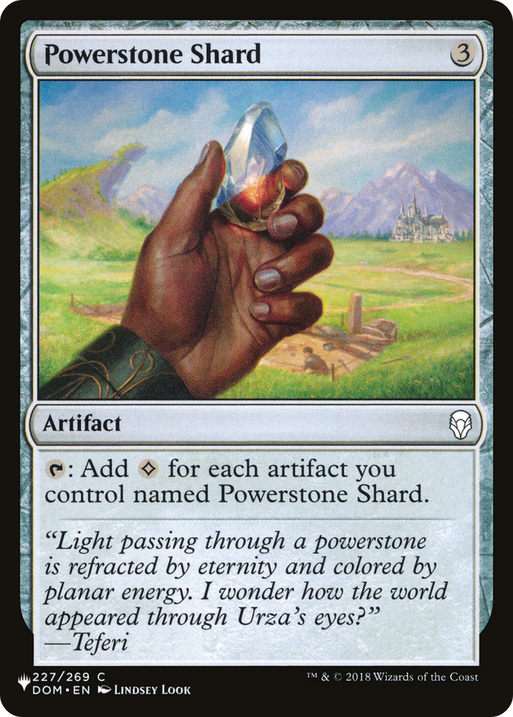 Powerstone Shard (LIST-DOM-227) [Mystery Booster] The List MTG Single Wizards of the Coast