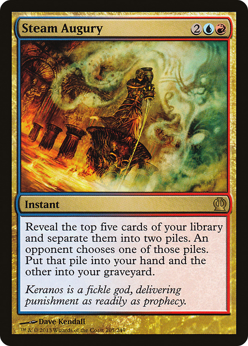 Steam Augury (THS-205) [Theros] Foil MTG Single Wizards of the Coast