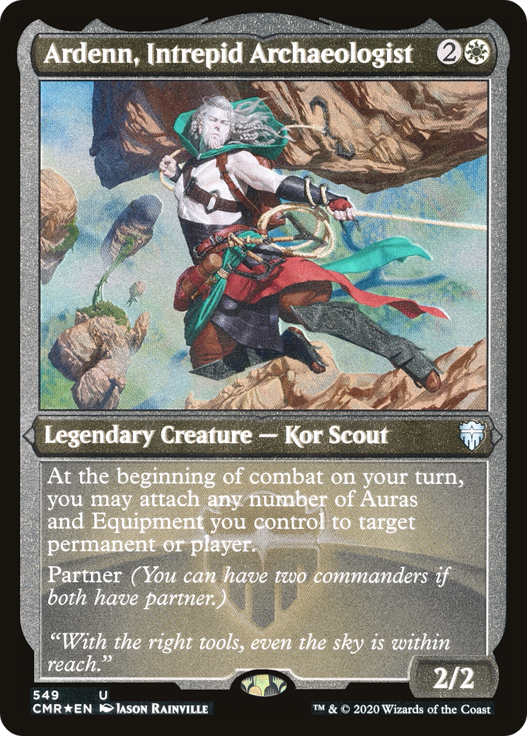Ardenn, Intrepid Archaeologist (Foil Etched) (CMR-549) [Commander Legends] Foil MTG Single Wizards of the Coast