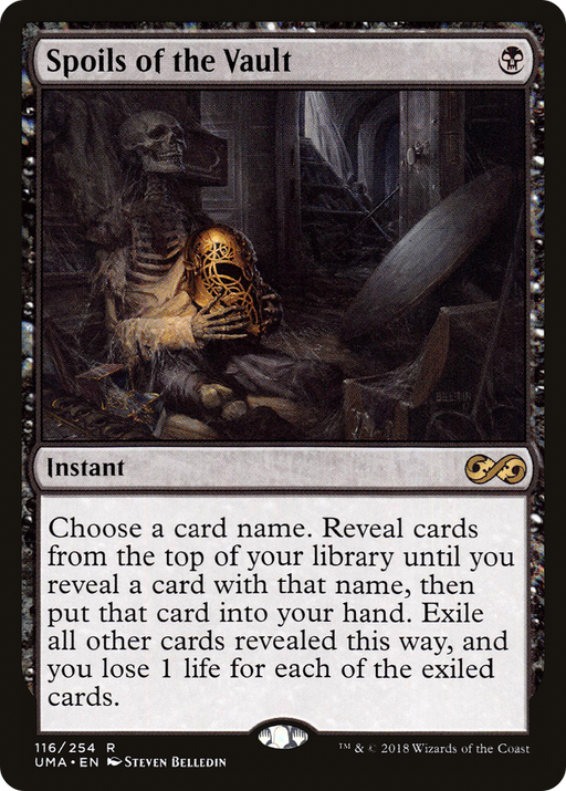 Spoils of the Vault (UMA-116) [Ultimate Masters] MTG Single Wizards of the Coast