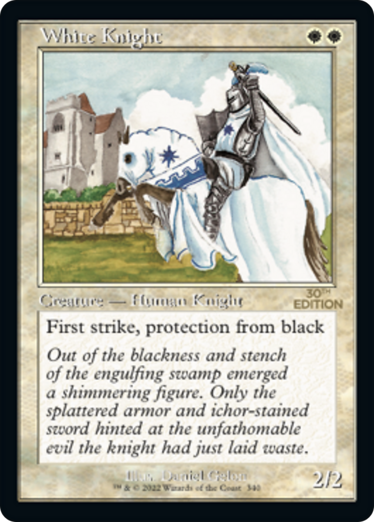 White Knight (30A-340) [30th Anniversary Edition] MTG Single Wizards of the Coast