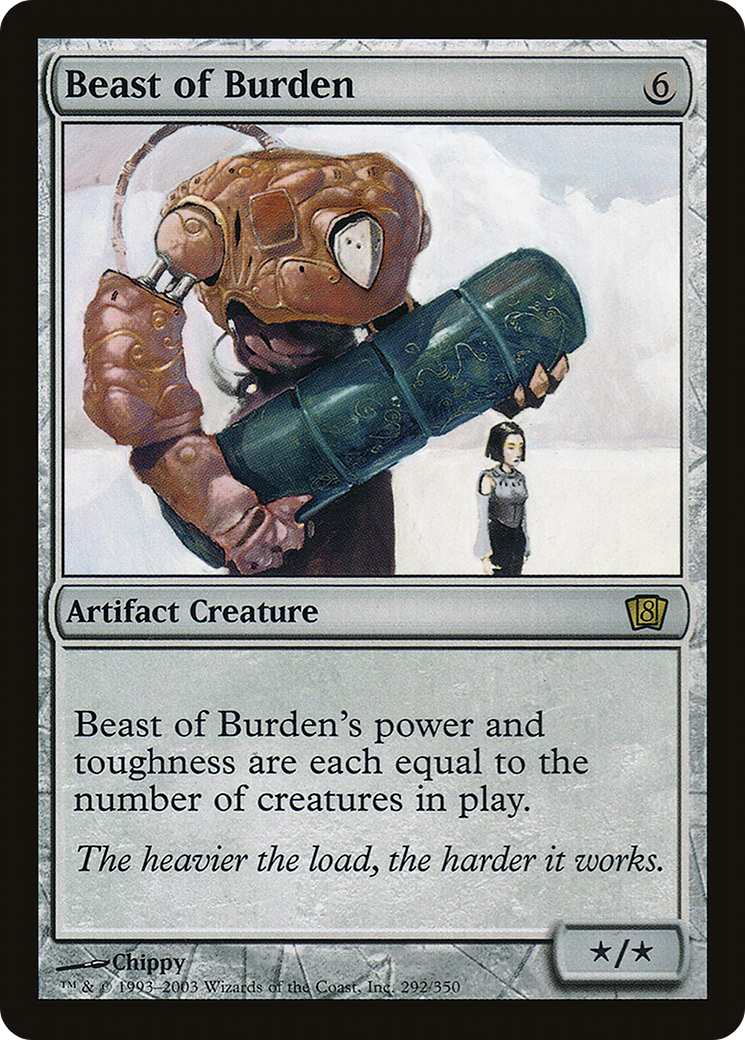 Beast of Burden (8ED-292) [8th Edition] MTG Single Wizards of the Coast