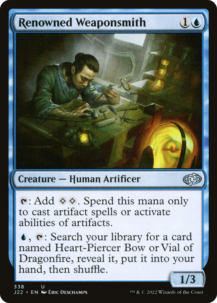Renowned Weaponsmith (J22-338) [Jumpstart 2022] MTG Single Wizards of the Coast