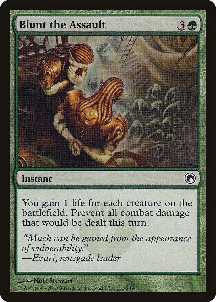 Blunt the Assault (SOM-113) [Scars of Mirrodin] MTG Single Wizards of the Coast