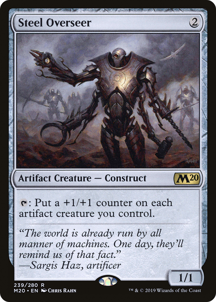 Steel Overseer (M20-239) [Core Set 2020] Foil MTG Single Wizards of the Coast