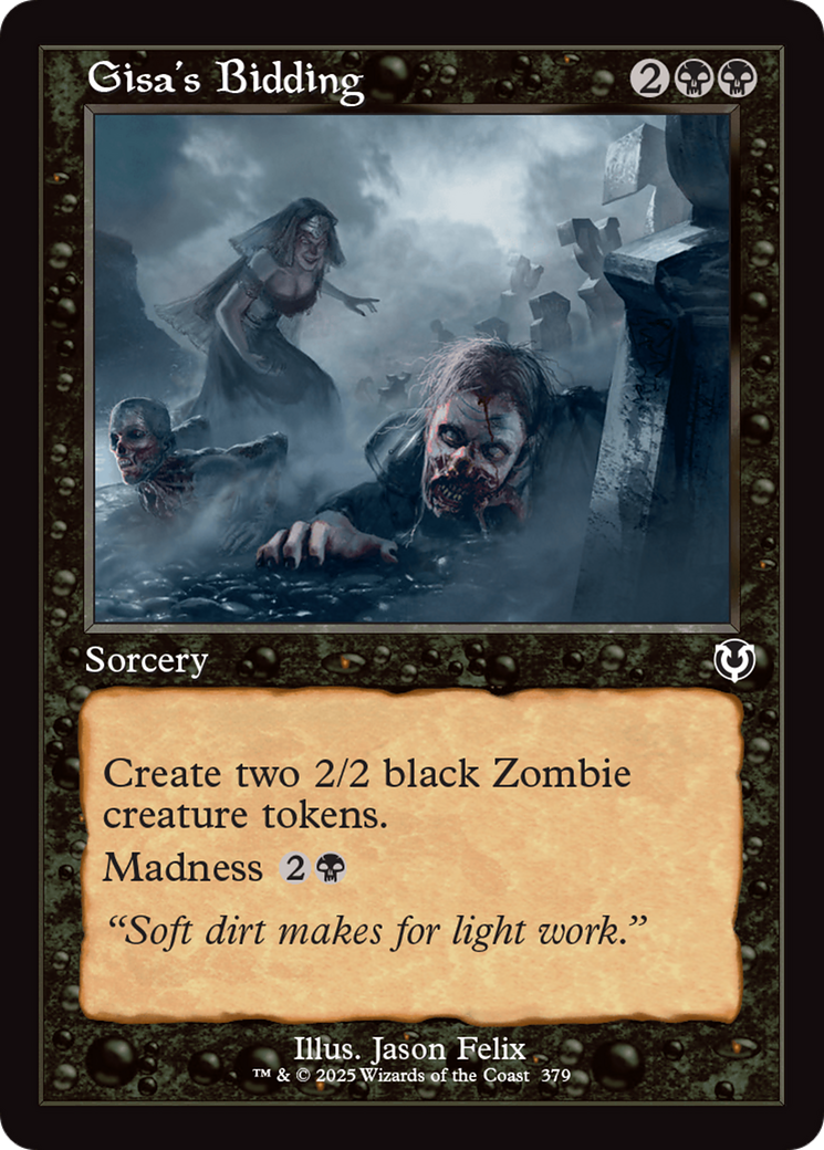 Gisa's Bidding (INR-379) [Innistrad Remastered] Foil MTG Single Wizards of the Coast