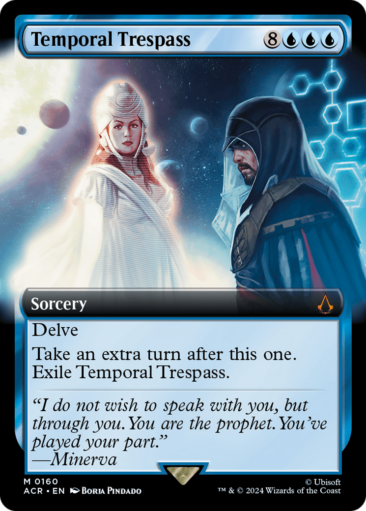 Temporal Trespass (ACR-160) [Assassin's Creed] (Extended Art) MTG Single Wizards of the Coast