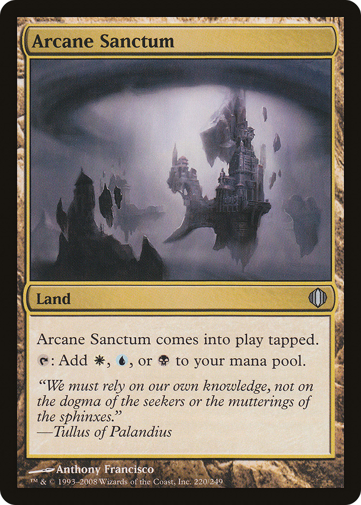 Arcane Sanctum (ALA-220) [Shards of Alara] Foil MTG Single Wizards of the Coast