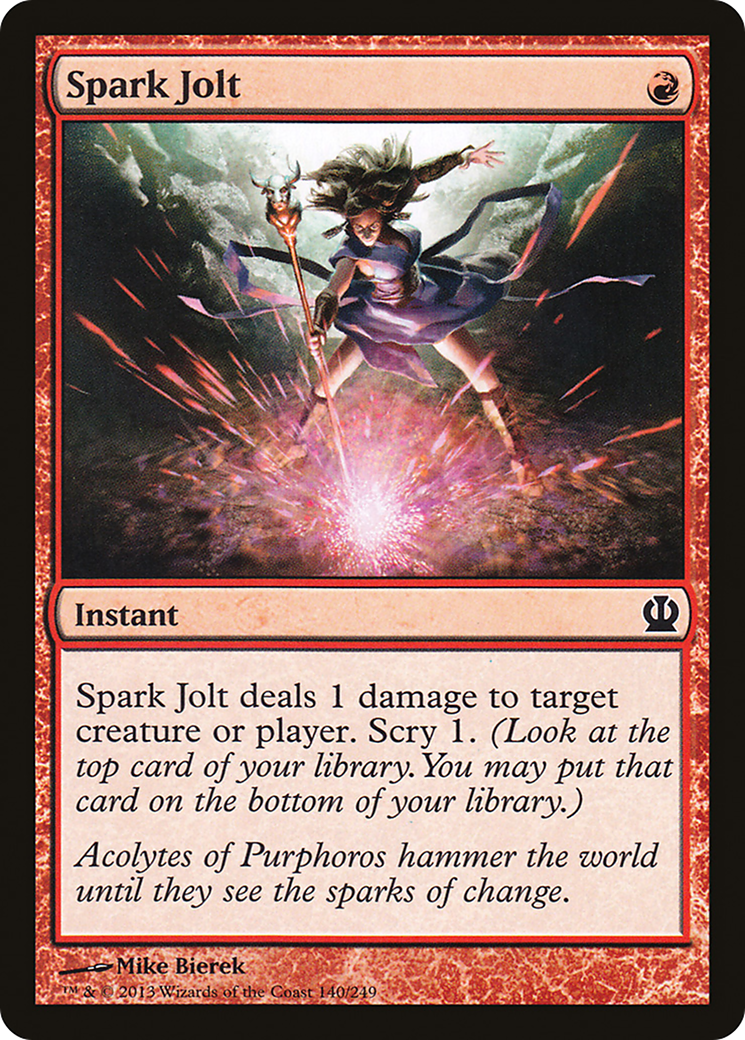 Spark Jolt (THS-140) [Theros] Foil MTG Single Wizards of the Coast