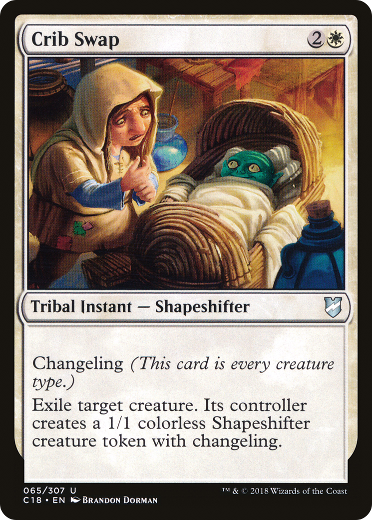Crib Swap (C18-065) [Commander 2018] MTG Single Wizards of the Coast