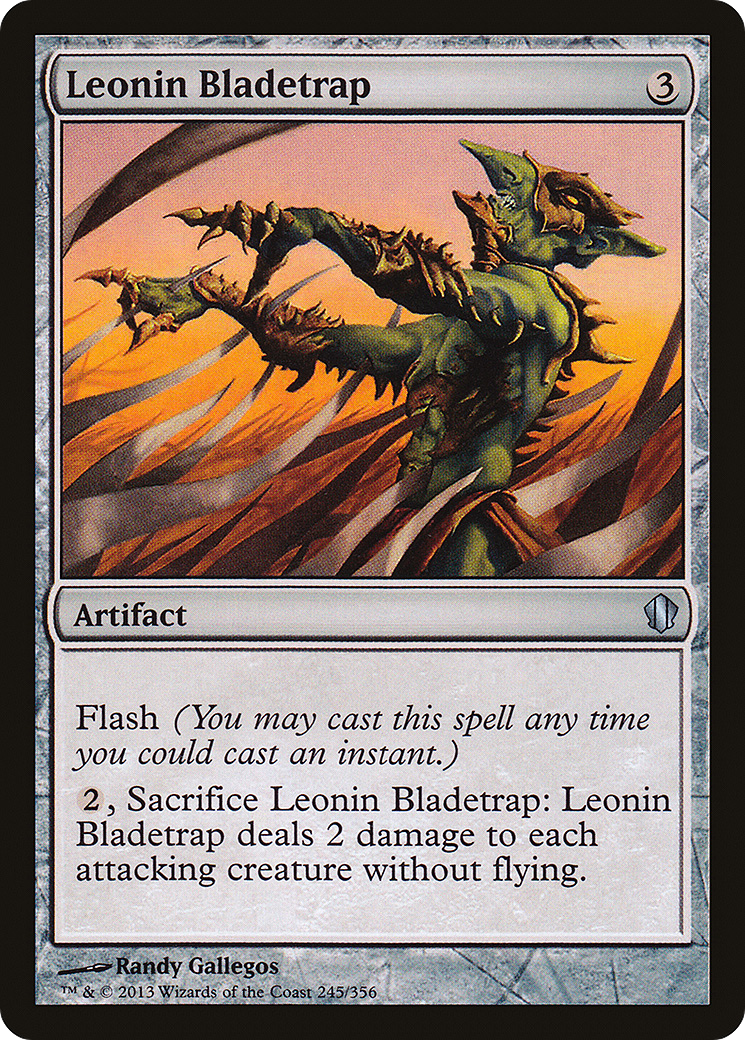 Leonin Bladetrap (C13-245) [Commander 2013] MTG Single Wizards of the Coast