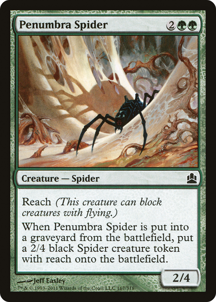 Penumbra Spider (CMD-167) [Commander 2011] MTG Single Wizards of the Coast