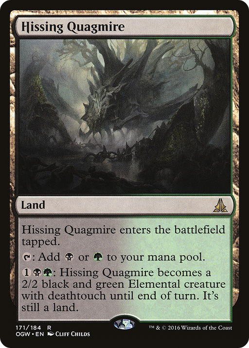 Hissing Quagmire (OGW-171) [Oath of the Gatewatch] MTG Single Wizards of the Coast