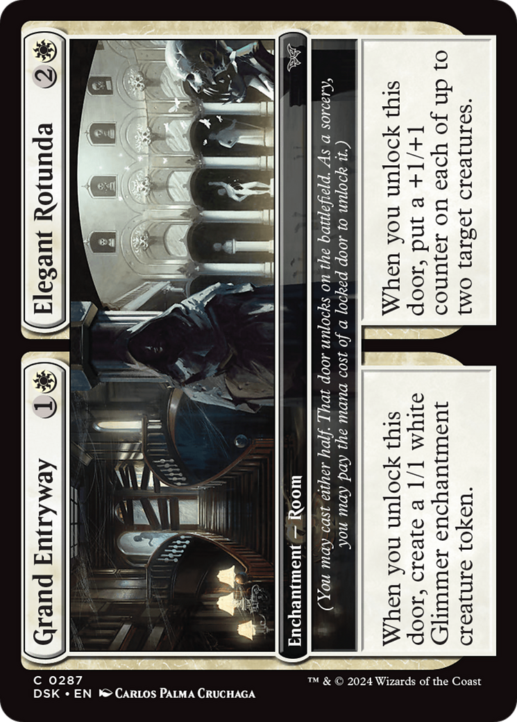 Grand Entryway // Elegant Rotunda (0287) (DSK-287) [Duskmourn: House of Horror] Foil MTG Single Wizards of the Coast
