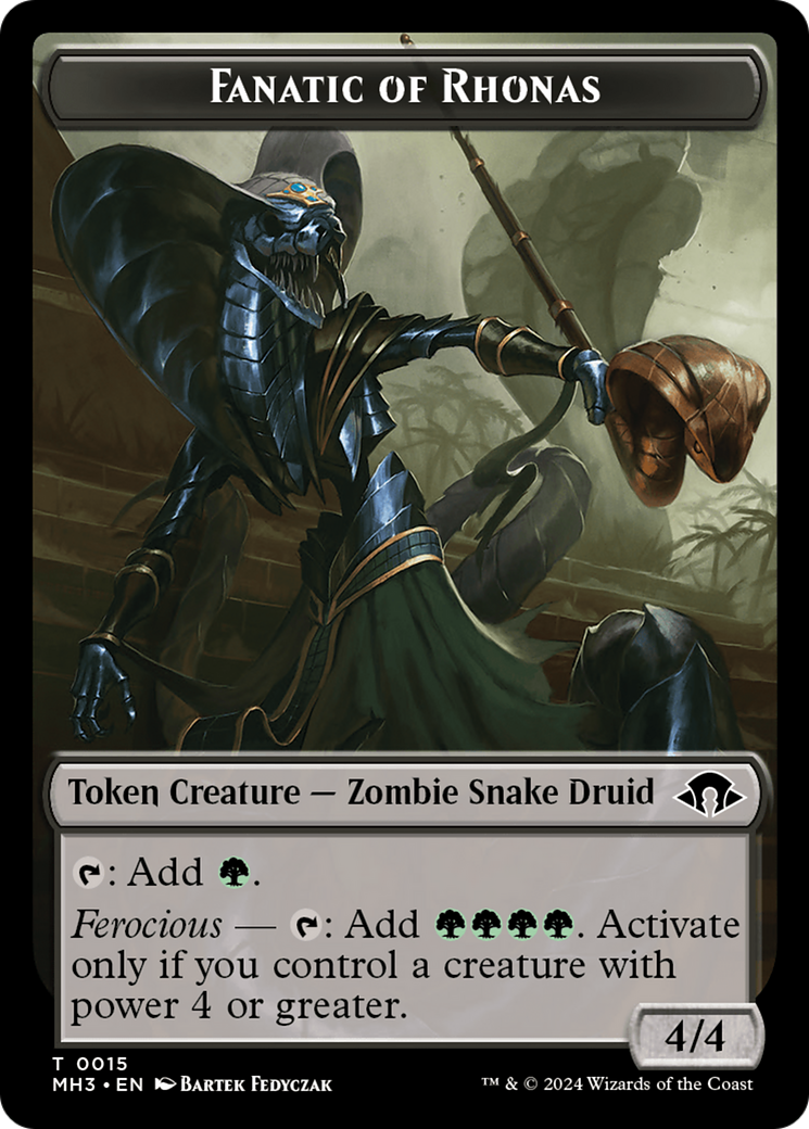Fanatic of Rhonas (TMH3-015) [Tokens] Modern Horizons 3 Tokens MTG Single Wizards of the Coast