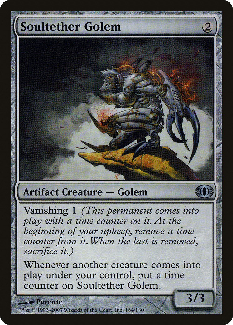 Soultether Golem (FUT-164) [Future Sight] Foil MTG Single Wizards of the Coast