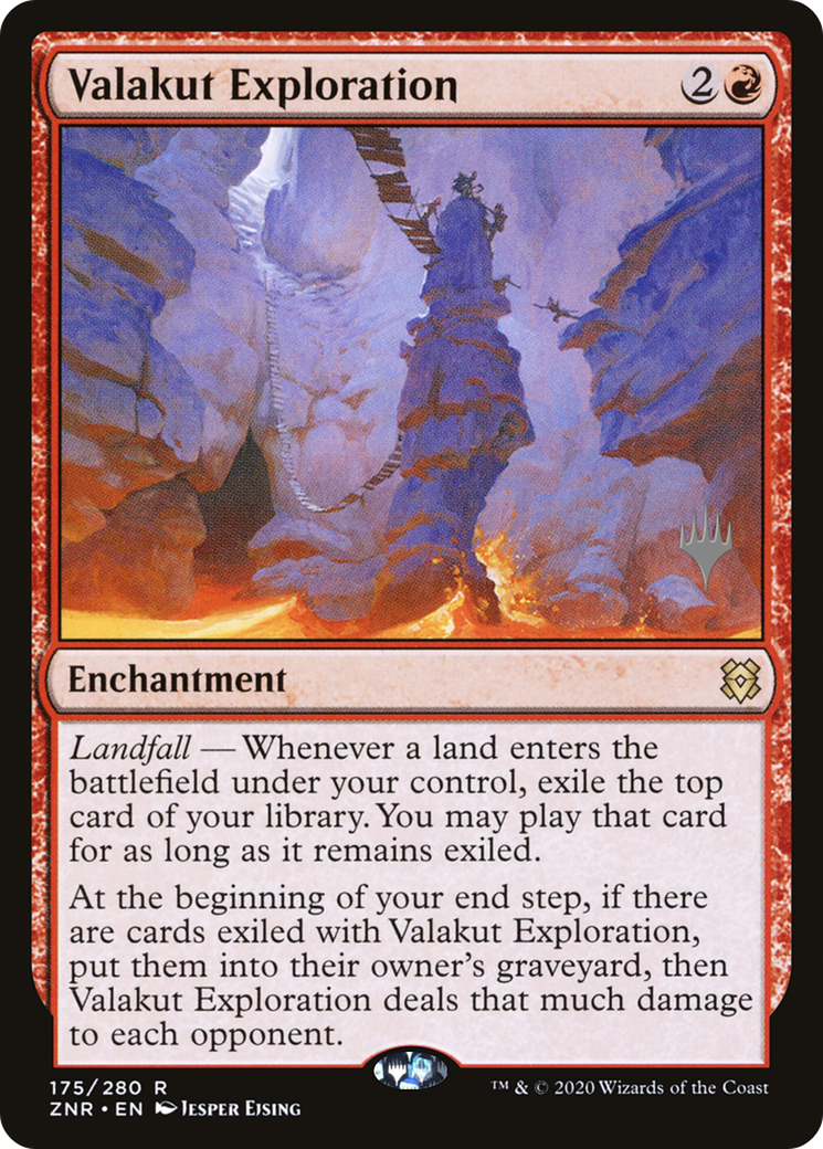 Valakut Exploration (PPZNR-175) [Zendikar Rising Promos] Foil MTG Single Wizards of the Coast