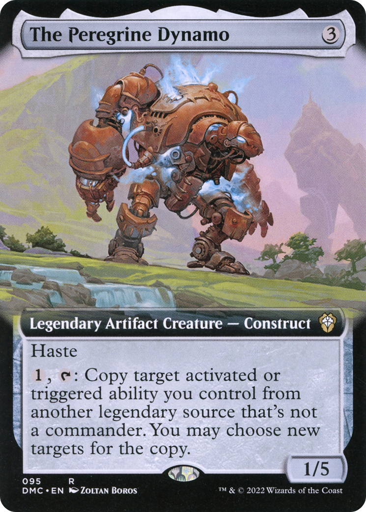 The Peregrine Dynamo (DMC-095) [Dominaria United Commander] (Extended Art) MTG Single Wizards of the Coast
