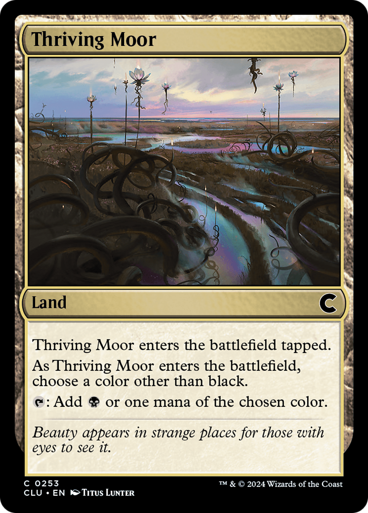 Thriving Moor (CLU-253) [Ravnica: Clue Edition] MTG Single Wizards of the Coast