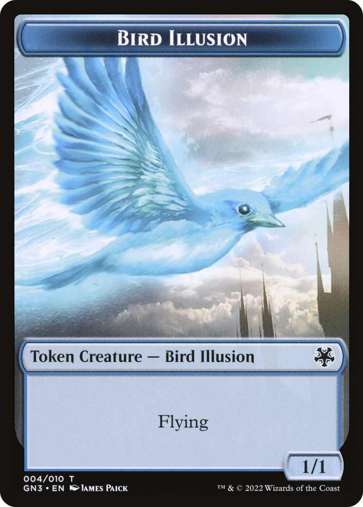 Bird Illusion (TGN3-004) [Tokens] Game Night: Free-for-All Tokens Foil MTG Single Wizards of the Coast
