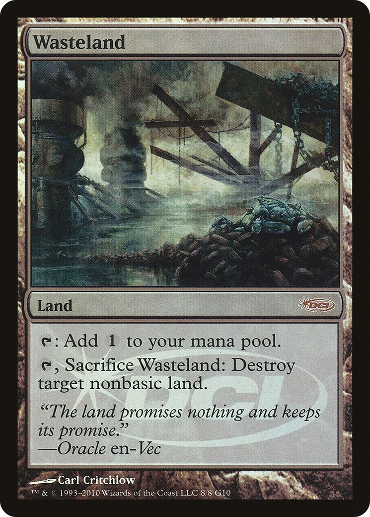 Wasteland (JDG-008) [Misc] Judge Gift Cards 2010 Foil MTG Single Wizards of the Coast