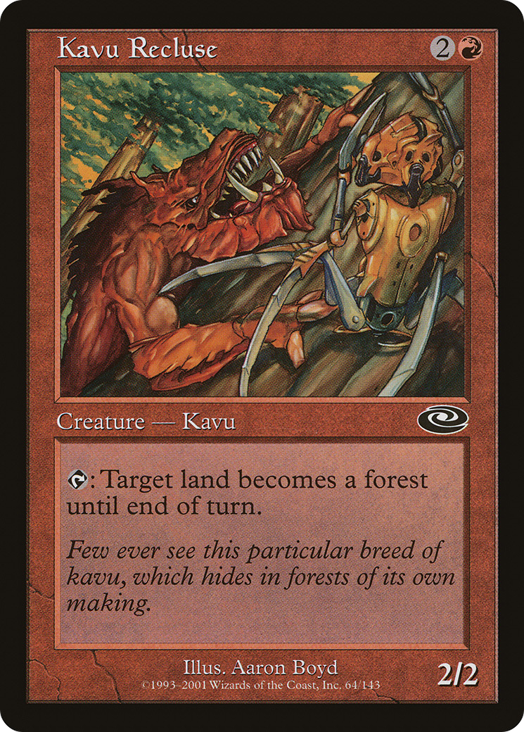 Kavu Recluse (PLS-064) [Planeshift] MTG Single Wizards of the Coast