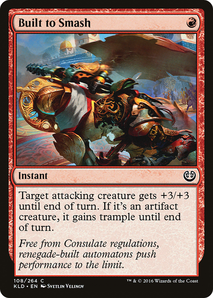 Built to Smash (KLD-108) [Kaladesh] Foil MTG Single Wizards of the Coast