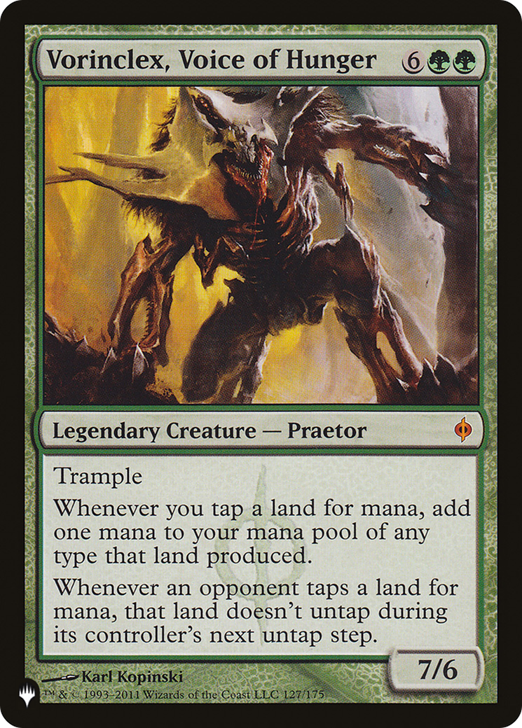 Vorinclex, Voice of Hunger (LIST-127/175) [Mystery Booster] The List MTG Single Wizards of the Coast