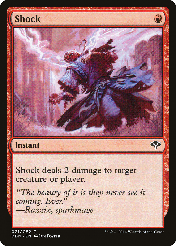Shock (DDN-021) [Misc] Duel Decks: Speed vs. Cunning MTG Single Wizards of the Coast