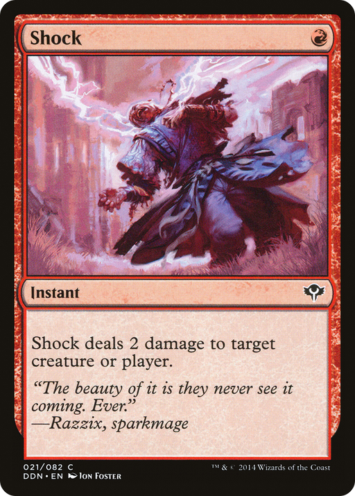 Shock (DDN-021) [Misc] Duel Decks: Speed vs. Cunning MTG Single Wizards of the Coast