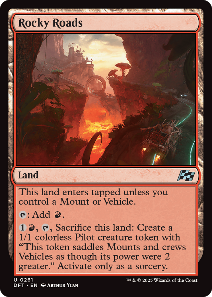 Rocky Roads (DFT-261) [Aetherdrift] MTG Single Wizards of the Coast